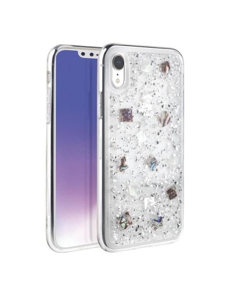 UNIQ Lumence Clear dėklas iPhone Xr - sidabrinis UNIQ Lumence Clear dėklas iPhone Xr - sidabrinis