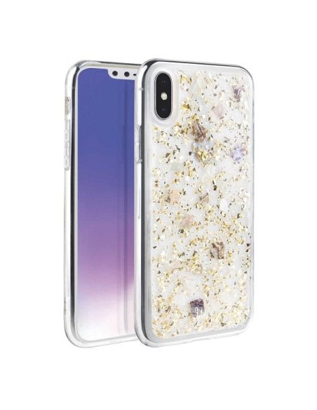 UNIQ Lumence Clear dėklas, skirtas iPhone Xs Max - auksinis UNIQ Lumence Clear dėklas, skirtas iPhone Xs Max - auksinis