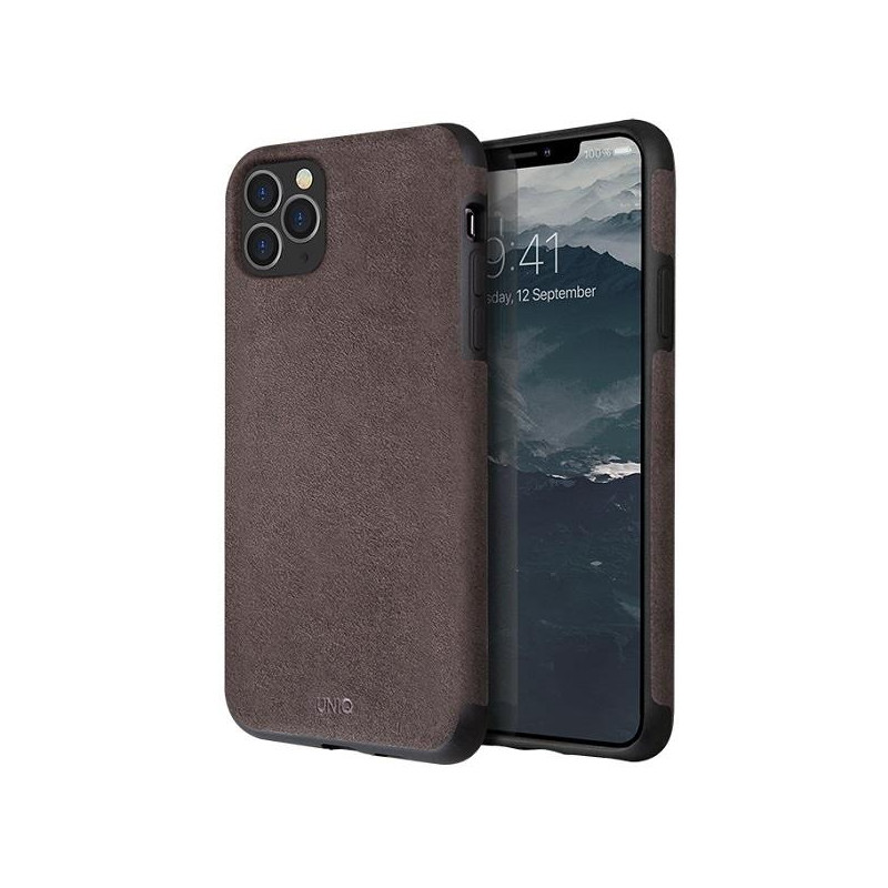 UNIQ Sueve dėklas, skirtas iPhone 11 Pro Max - tamsiai pilkas UNIQ Sueve dėklas, skirtas iPhone 11 Pro Max - tamsiai pilkas