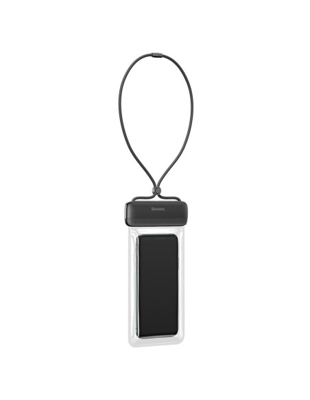 Baseus universalus vandeniui atsparus telefono dėklas (maks. 7,2 colio) skirtas baseinui virš vandens IPX8 juodas (ACFSD...