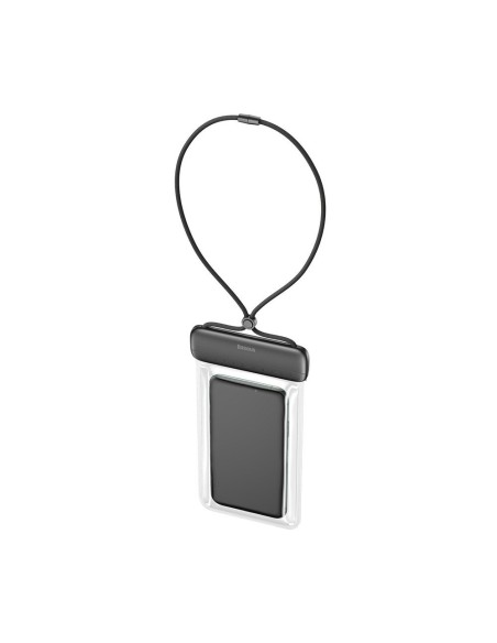 Baseus universalus vandeniui atsparus telefono dėklas (maks. 7,2 colio) skirtas baseinui virš vandens IPX8 juodas (ACFSD...