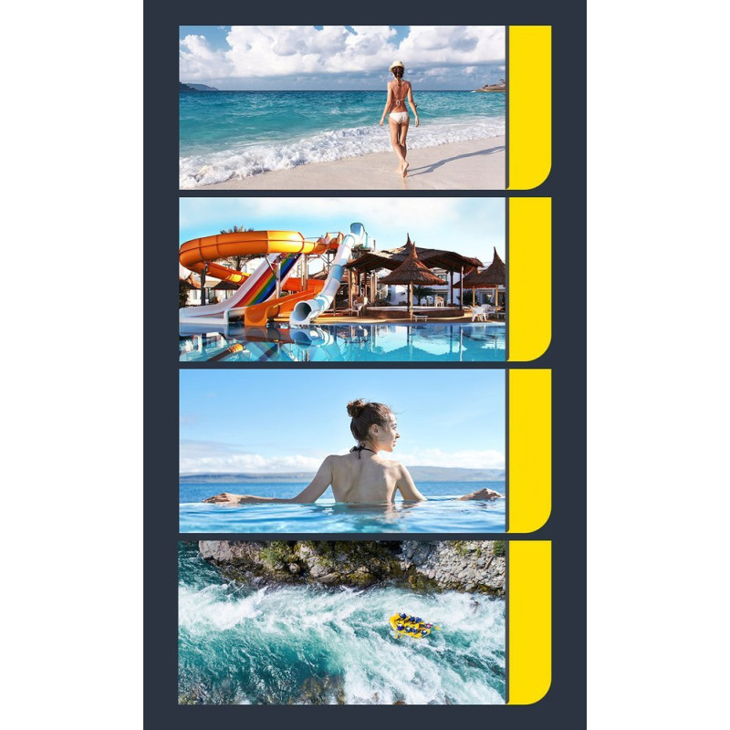 Baseus universalus vandeniui atsparus telefono dėklas (maks. 7,2 colio) skirtas baseinui virš vandens IPX8 juodas (ACFSD...