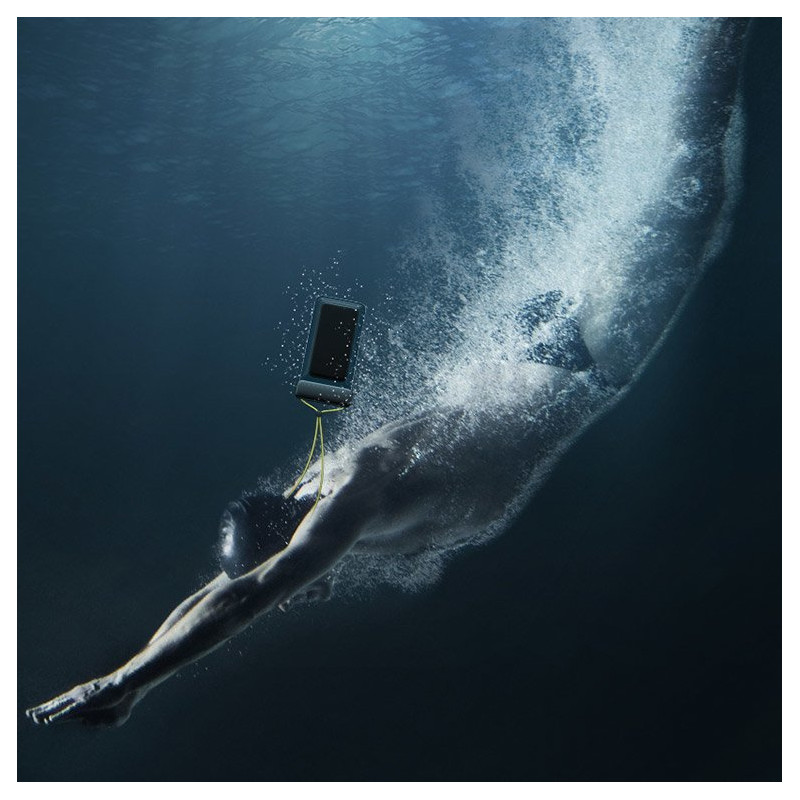 Baseus universalus vandeniui atsparus telefono dėklas (maks. 7,2 colio) skirtas baseinui virš vandens IPX8 juodas (ACFSD...