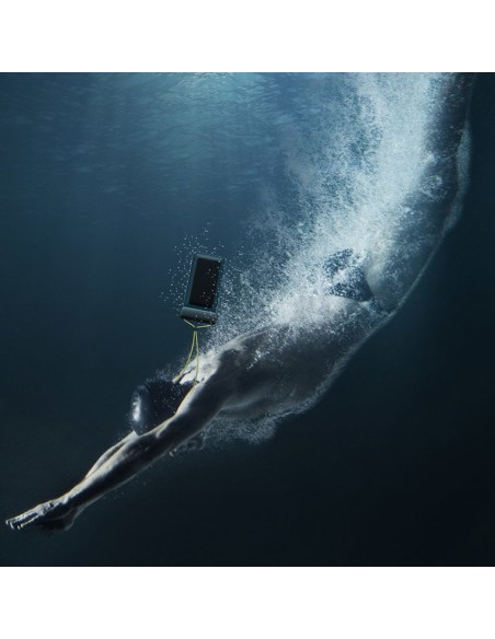 Baseus universalus vandeniui atsparus telefono dėklas (maks. 7,2 colio) skirtas baseinui virš vandens IPX8 juodas (ACFSD...