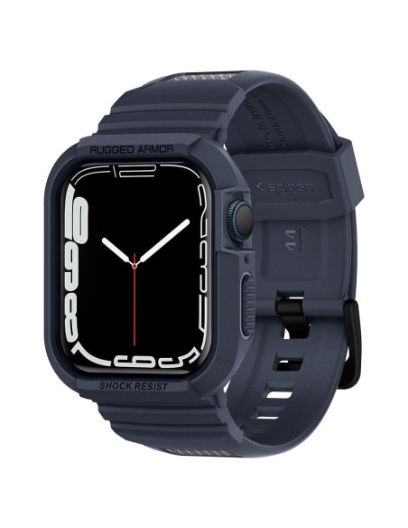 „Spigen Rugged Armor Pro“ dėklas, skirtas Apple Watch 4/ 5/ 6/ 7/ 8/ 9/ SE (44/ 45 mm) – pilkas „Spigen Rugged Armor Pro“ dėklas, skirtas Apple Watch 4/ 5/ 6/ 7/ 8/ 9/ SE (44/ 45 mm) – pilkas