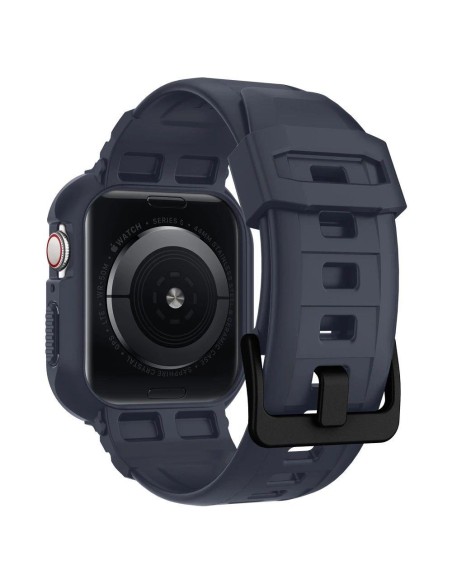 „Spigen Rugged Armor Pro“ dėklas, skirtas Apple Watch 4/ 5/ 6/ 7/ 8/ 9/ SE (44/ 45 mm) – pilkas „Spigen Rugged Armor Pro“ dėklas, skirtas Apple Watch 4/ 5/ 6/ 7/ 8/ 9/ SE (44/ 45 mm) – pilkas