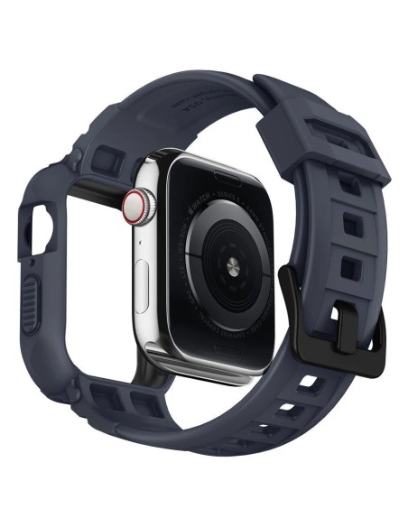 „Spigen Rugged Armor Pro“ dėklas, skirtas Apple Watch 4/ 5/ 6/ 7/ 8/ 9/ SE (44/ 45 mm) – pilkas „Spigen Rugged Armor Pro“ dėklas, skirtas Apple Watch 4/ 5/ 6/ 7/ 8/ 9/ SE (44/ 45 mm) – pilkas