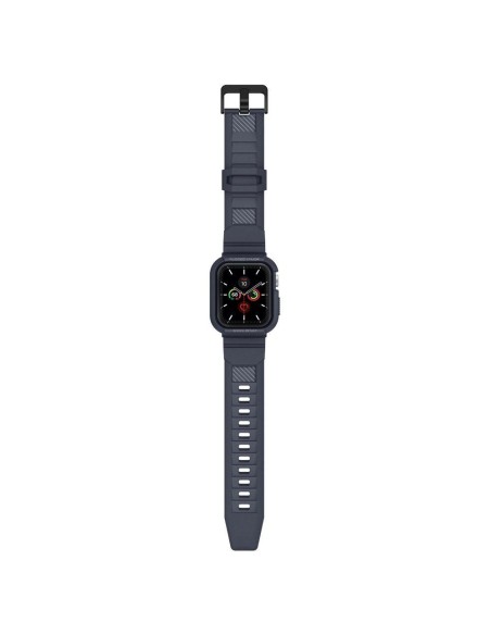„Spigen Rugged Armor Pro“ dėklas, skirtas Apple Watch 4/ 5/ 6/ 7/ 8/ 9/ SE (44/ 45 mm) – pilkas „Spigen Rugged Armor Pro“ dėklas, skirtas Apple Watch 4/ 5/ 6/ 7/ 8/ 9/ SE (44/ 45 mm) – pilkas