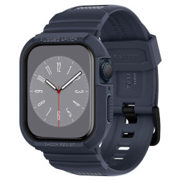 „Spigen Rugged Armor Pro“ dėklas, skirtas Apple Watch 4/ 5/ 6/ 7/ 8/ 9/ SE (44/ 45 mm) – pilkas