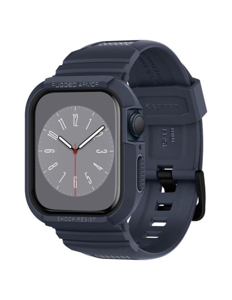 „Spigen Rugged Armor Pro“ dėklas, skirtas Apple Watch 4/ 5/ 6/ 7/ 8/ 9/ SE (44/ 45 mm) – pilkas „Spigen Rugged Armor Pro“ dėklas, skirtas Apple Watch 4/ 5/ 6/ 7/ 8/ 9/ SE (44/ 45 mm) – pilkas
