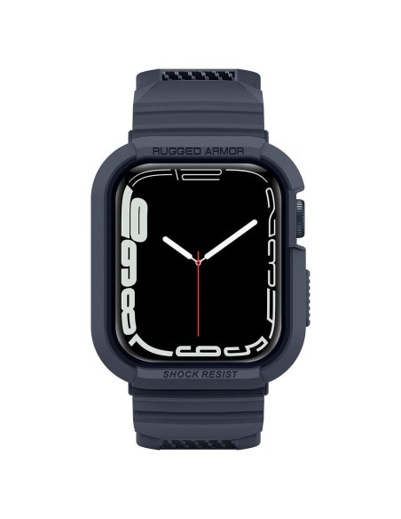 „Spigen Rugged Armor Pro“ dėklas, skirtas Apple Watch 4/ 5/ 6/ 7/ 8/ 9/ SE (44/ 45 mm) – pilkas „Spigen Rugged Armor Pro“ dėklas, skirtas Apple Watch 4/ 5/ 6/ 7/ 8/ 9/ SE (44/ 45 mm) – pilkas