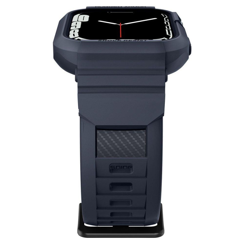 „Spigen Rugged Armor Pro“ dėklas, skirtas Apple Watch 4/ 5/ 6/ 7/ 8/ 9/ SE (44/ 45 mm) – pilkas