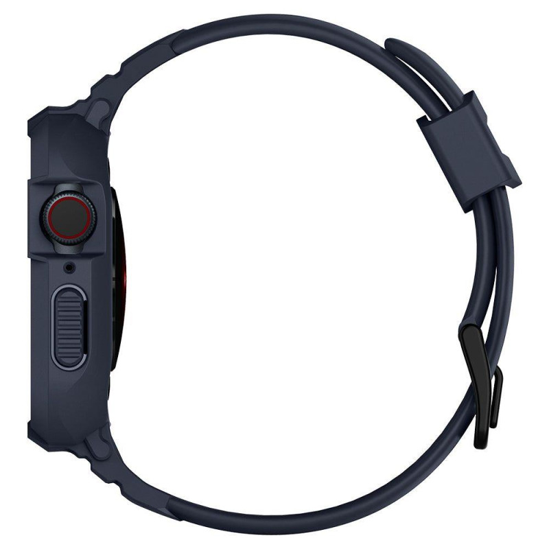 „Spigen Rugged Armor Pro“ dėklas, skirtas Apple Watch 4/ 5/ 6/ 7/ 8/ 9/ SE (44/ 45 mm) – pilkas