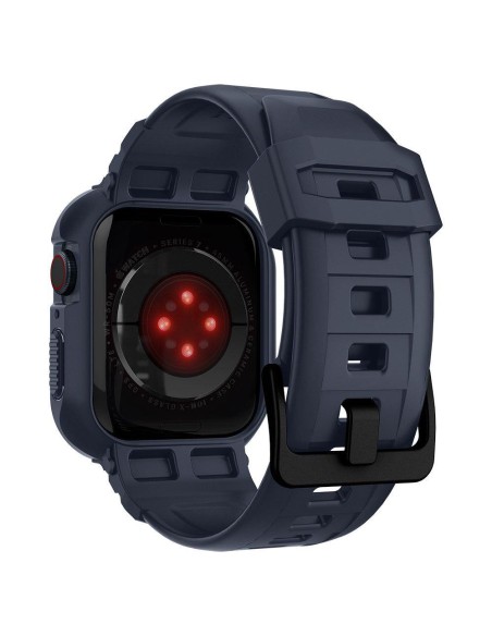„Spigen Rugged Armor Pro“ dėklas, skirtas Apple Watch 4/ 5/ 6/ 7/ 8/ 9/ SE (44/ 45 mm) – pilkas „Spigen Rugged Armor Pro“ dėklas, skirtas Apple Watch 4/ 5/ 6/ 7/ 8/ 9/ SE (44/ 45 mm) – pilkas