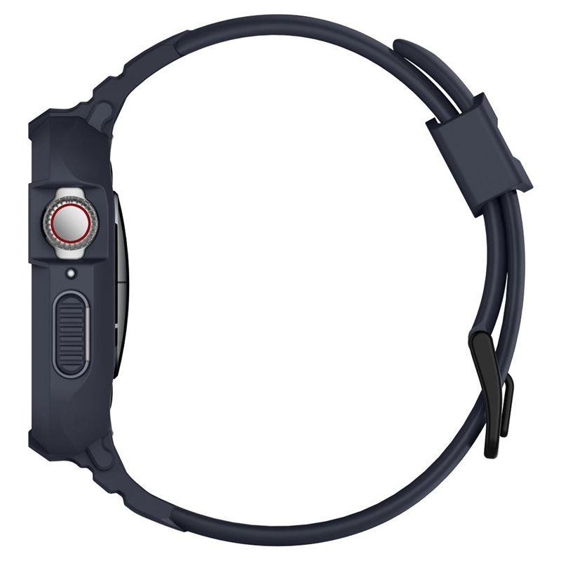 „Spigen Rugged Armor Pro“ dėklas, skirtas Apple Watch 4/ 5/ 6/ 7/ 8/ 9/ SE (44/ 45 mm) – pilkas