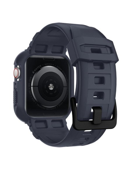 „Spigen Rugged Armor Pro“ dėklas, skirtas Apple Watch 4/ 5/ 6/ 7/ 8/ 9/ SE (44/ 45 mm) – pilkas „Spigen Rugged Armor Pro“ dėklas, skirtas Apple Watch 4/ 5/ 6/ 7/ 8/ 9/ SE (44/ 45 mm) – pilkas