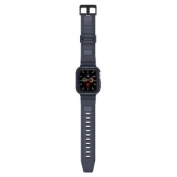 „Spigen Rugged Armor Pro“ dėklas, skirtas Apple Watch 4/ 5/ 6/ 7/ 8/ 9/ SE (44/ 45 mm) – pilkas