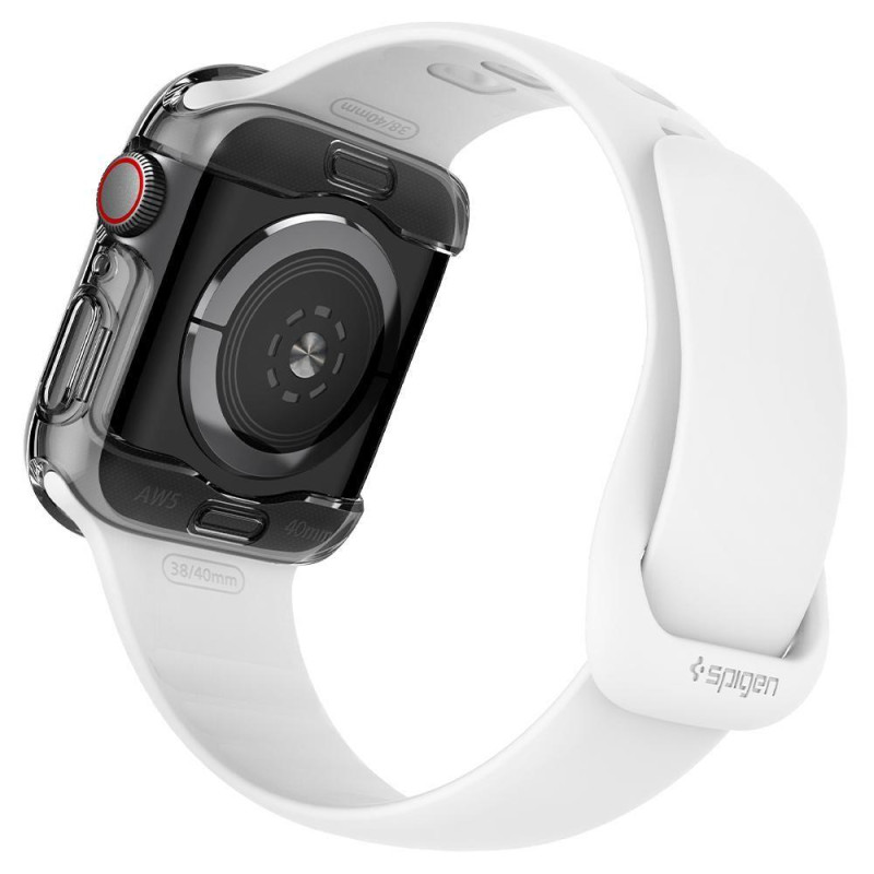 Spigen Ultra Hybrid dėklas Apple Watch 4/ 5/ 6/ SE (40mm) - skaidrus