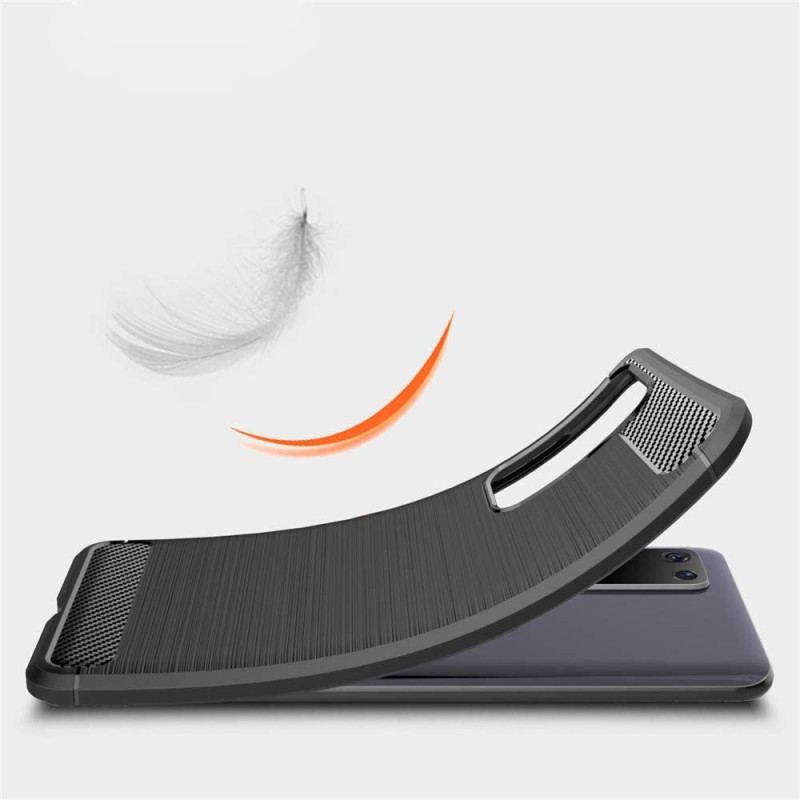 Carbon Case lankstus Huawei P40 mėlynas dangtelis