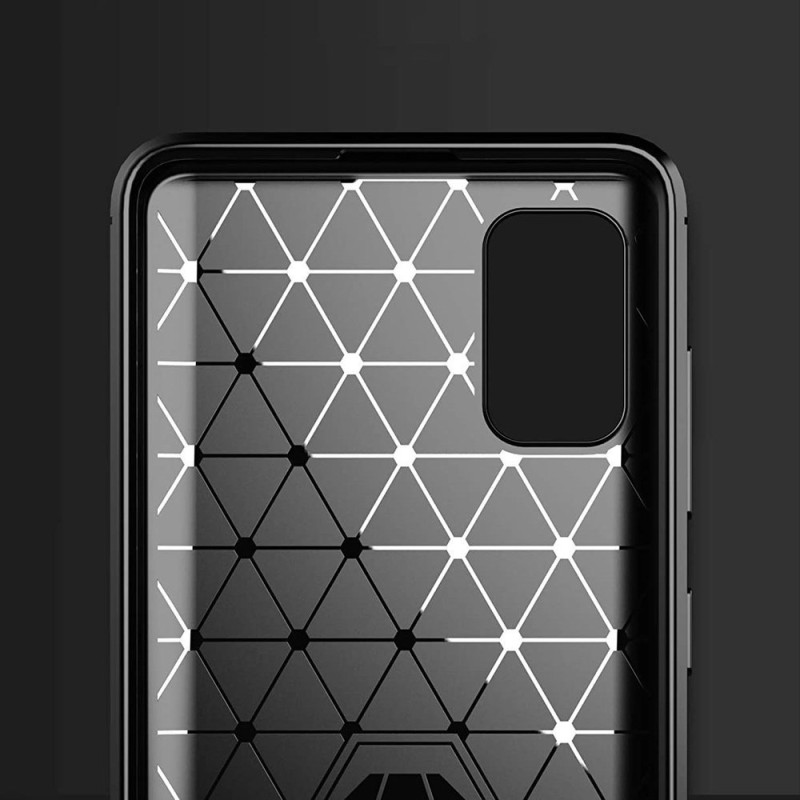 Carbon Case lankstus Huawei P40 mėlynas dangtelis