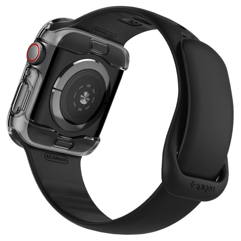Spigen Ultra Hybrid dėklas Apple Watch 4/ 5/ 6/ SE (44mm) - skaidrus