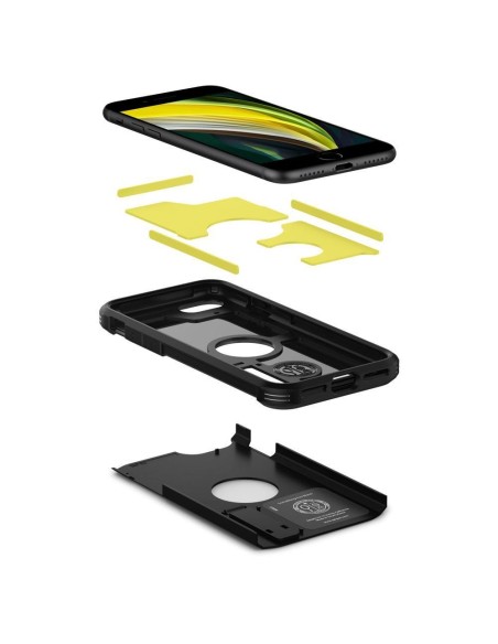 Spigen Tough Armor dėklas iPhone SE 2020 / 2022 - juodas Spigen Tough Armor dėklas iPhone SE 2020 / 2022 - juodas