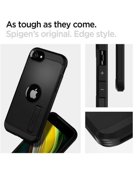 Spigen Tough Armor dėklas iPhone SE 2020 / 2022 - juodas Spigen Tough Armor dėklas iPhone SE 2020 / 2022 - juodas