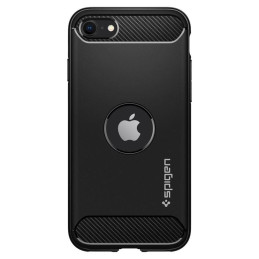Spigen Rugged Armor dėklas iPhone SE 2020 / 2022 - juodas