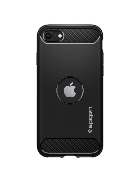 Spigen Rugged Armor dėklas iPhone SE 2020 / 2022 - juodas Spigen Rugged Armor dėklas iPhone SE 2020 / 2022 - juodas