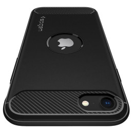 Spigen Rugged Armor dėklas iPhone SE 2020 / 2022 - juodas