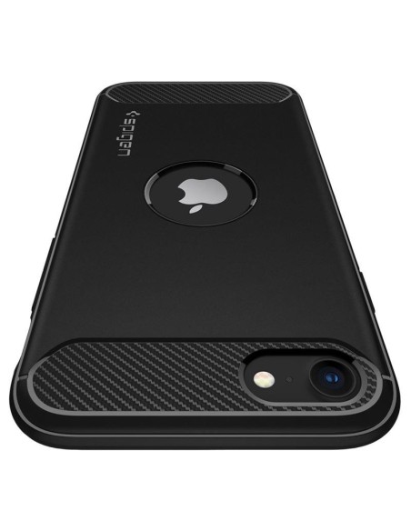Spigen Rugged Armor dėklas iPhone SE 2020 / 2022 - juodas Spigen Rugged Armor dėklas iPhone SE 2020 / 2022 - juodas