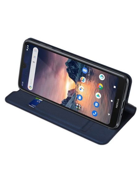 DUX DUCIS Skin Pro dėklo dėklo dėklas su atvartu, skirtas Nokia 1.3 juodas