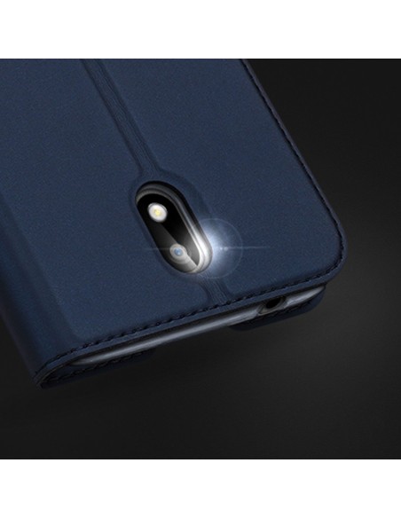 DUX DUCIS Skin Pro dėklo dėklo dėklas su atvartu, skirtas Nokia 1.3 juodas