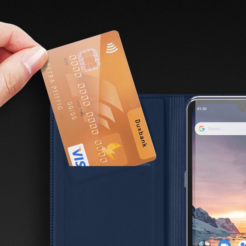 DUX DUCIS Skin Pro dėklo dėklo dėklas su atvartu, skirtas Nokia 1.3 juodas