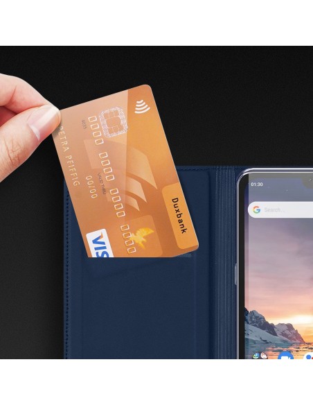 DUX DUCIS Skin Pro dėklo dėklo dėklas su atvartu, skirtas Nokia 1.3 juodas