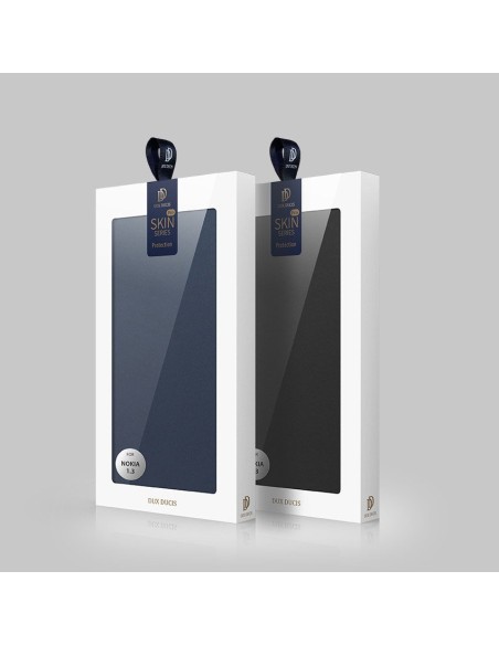 DUX DUCIS Skin Pro dėklo dėklo dėklas su atvartu, skirtas Nokia 1.3 juodas