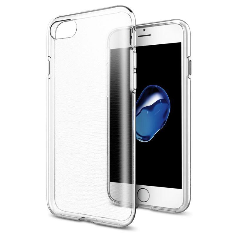 Spigen skystųjų kristalų dėklas, skirtas iPhone 7 / 8 / SE 2020 / 2022 - skaidrus