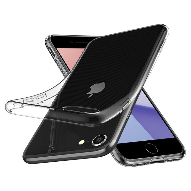 Spigen skystųjų kristalų dėklas, skirtas iPhone 7 / 8 / SE 2020 / 2022 - skaidrus