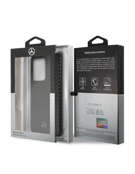 Mercedes Dynamic dėklas, skirtas Samsung Galaxy S20 Ultra - juodas