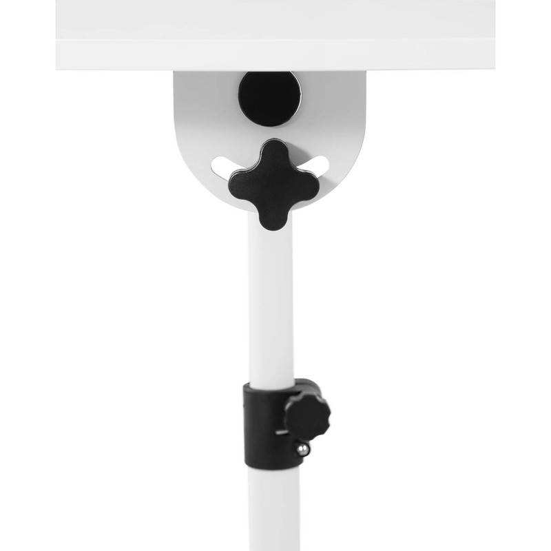 Nešiojamojo kompiuterio stovo stalas pakreipiamas reguliuojamas 2 stalviršiai 43 x 91 cm 700 - 1100 mm