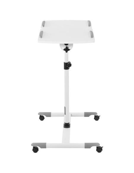 Nešiojamojo kompiuterio stovo stalas pakreipiamas reguliuojamas 2 stalviršiai 43 x 91 cm 700 - 1100 mm