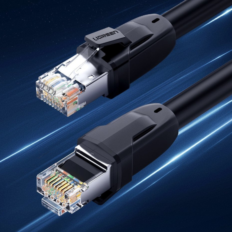 Patchcord kabelis Ethernet tinklo kabelis RJ45 Cat 8 T568B 3m
