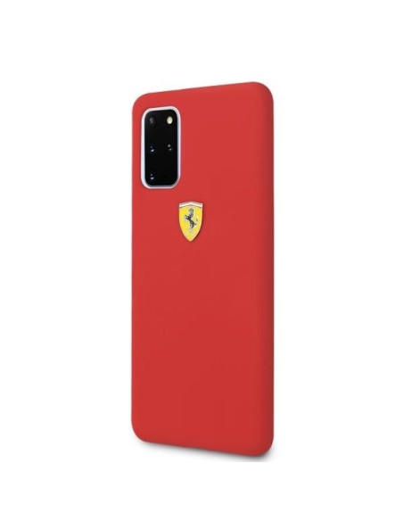 Ferrari silikoninis dėklas Samsung Galaxy S20+ - raudonas Ferrari silikoninis dėklas Samsung Galaxy S20+ - raudonas