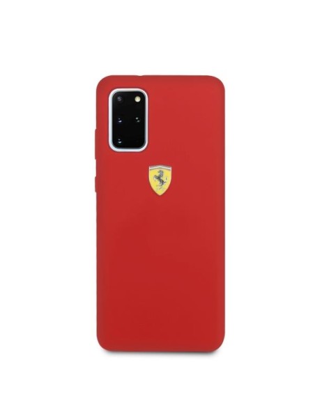 Ferrari silikoninis dėklas Samsung Galaxy S20+ - raudonas Ferrari silikoninis dėklas Samsung Galaxy S20+ - raudonas