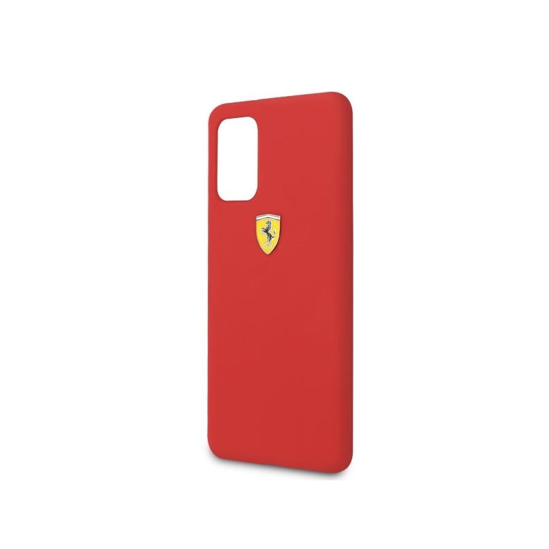 Ferrari silikoninis dėklas Samsung Galaxy S20+ - raudonas