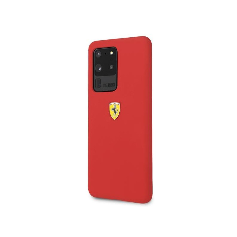 Ferrari silikoninis dėklas Samsung Galaxy S20 Ultra - raudonas