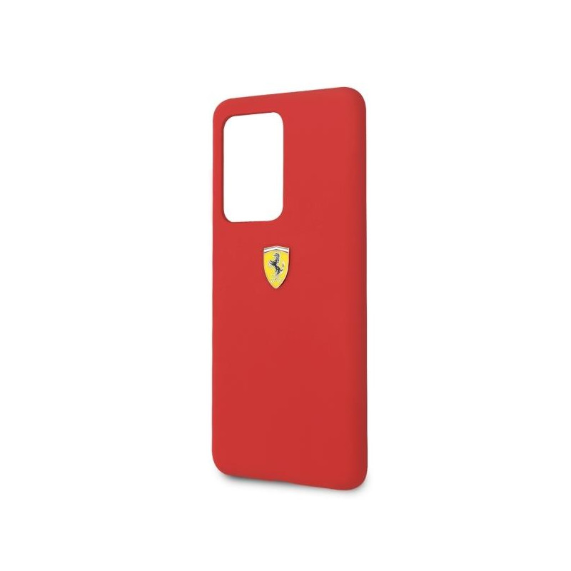 Ferrari silikoninis dėklas Samsung Galaxy S20 Ultra - raudonas