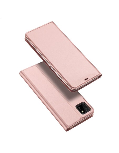 DUX DUCIS Skin Pro dėklo dėklo dangtelis su atvartu Huawei Y5p rožinės spalvos DUX DUCIS Skin Pro dėklo dėklo dangtelis su atvartu Huawei Y5p rožinės spalvos