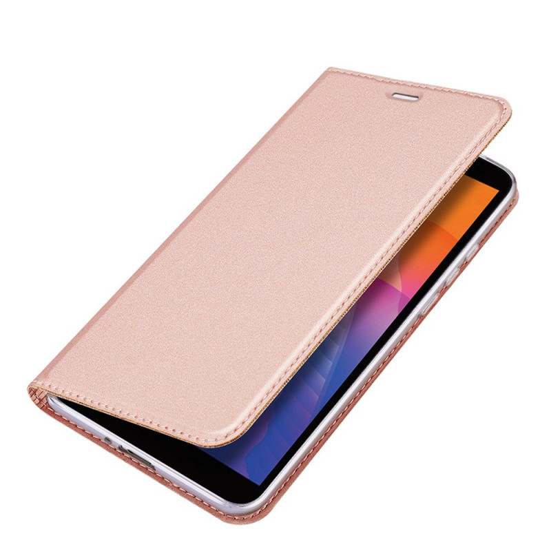 DUX DUCIS Skin Pro dėklo dėklo dangtelis su atvartu Huawei Y5p rožinės spalvos