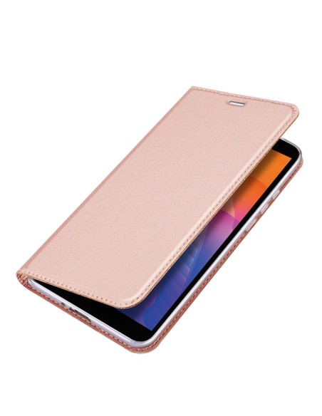 DUX DUCIS Skin Pro dėklo dėklo dangtelis su atvartu Huawei Y5p rožinės spalvos DUX DUCIS Skin Pro dėklo dėklo dangtelis su atvartu Huawei Y5p rožinės spalvos